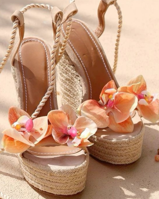 Coral Bloom Wedges